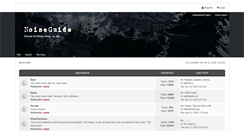 Desktop Screenshot of forum.noiseguide.com