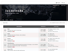 Tablet Screenshot of forum.noiseguide.com